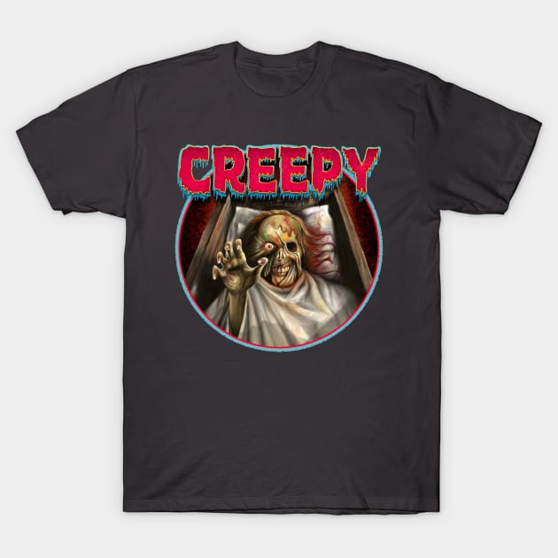 Creepy T-Shirt by Rosado